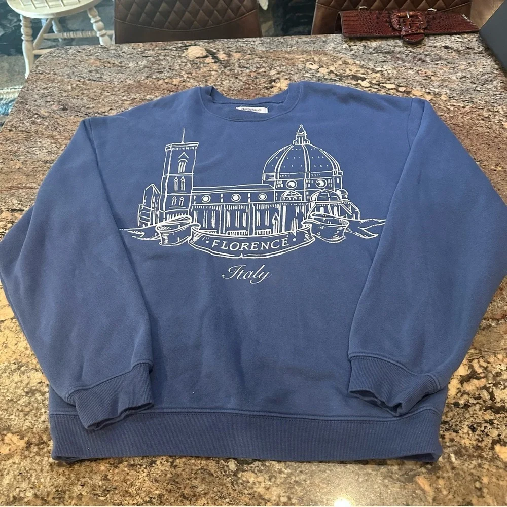 Grayson Threads Navy Graphic Crewneck Sweater